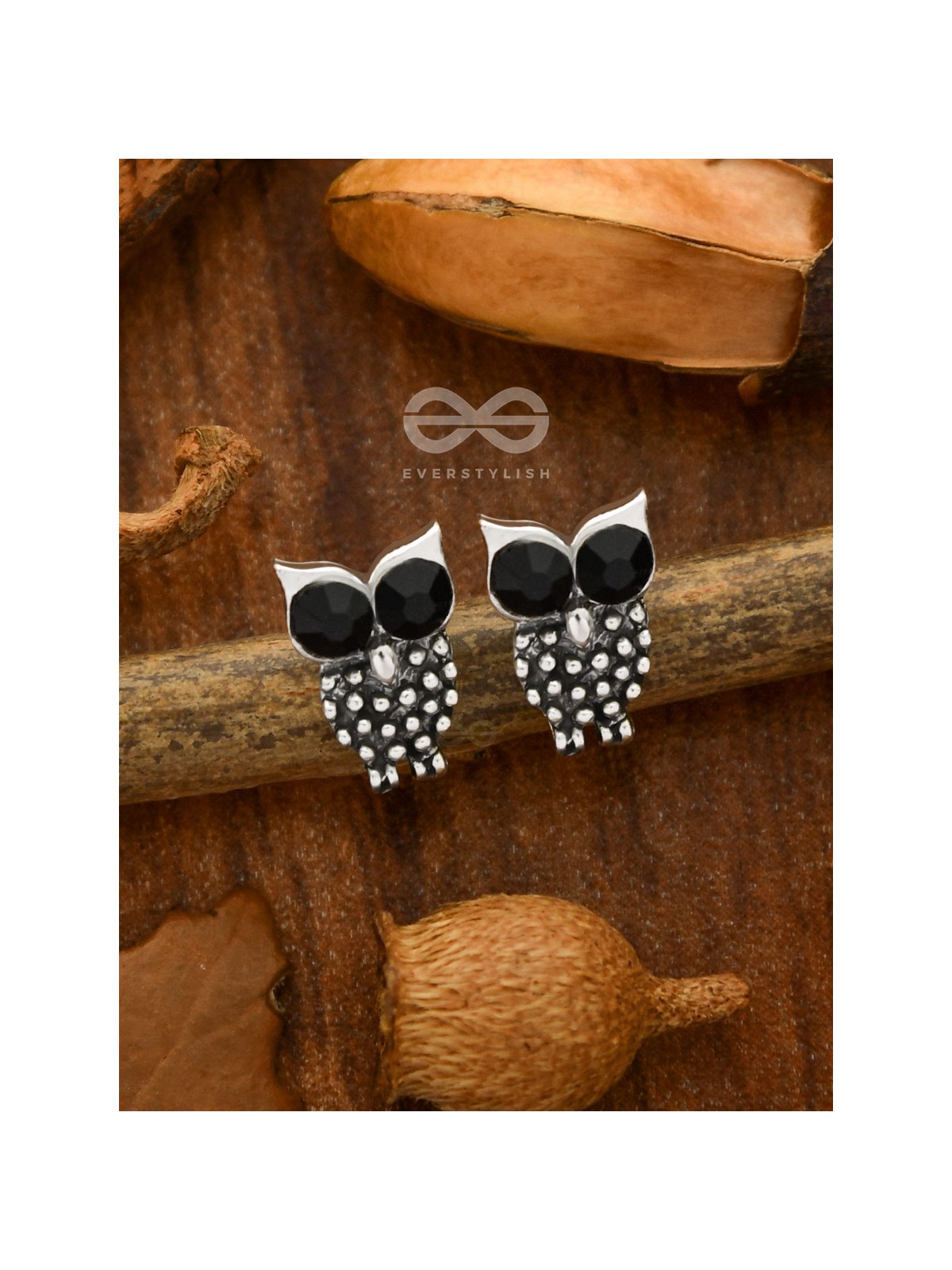 The Glimmering Owls - Tiny Trinket Earrings