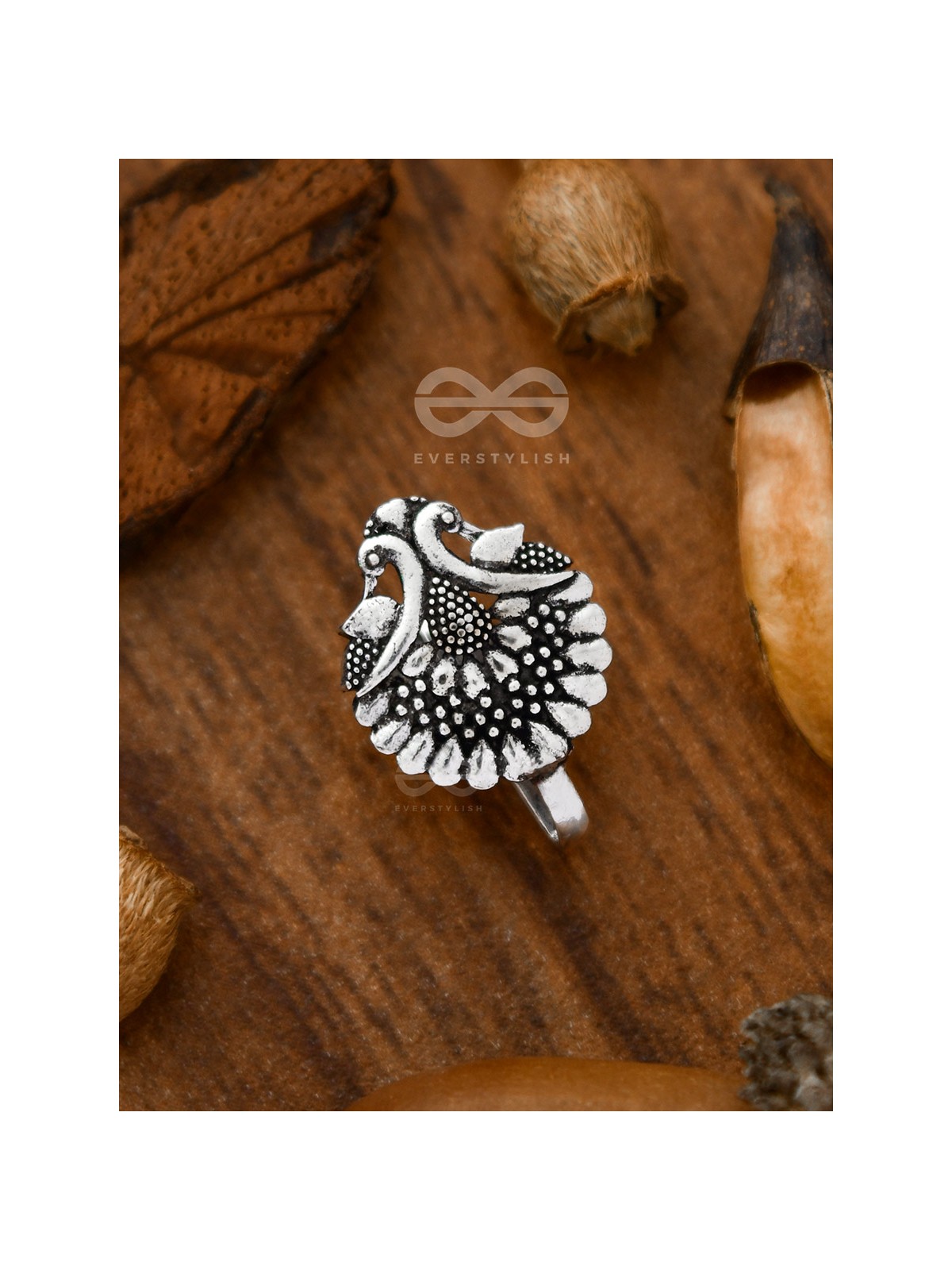 The Artsy Peacocks - Non-Pierced Boho Nosering