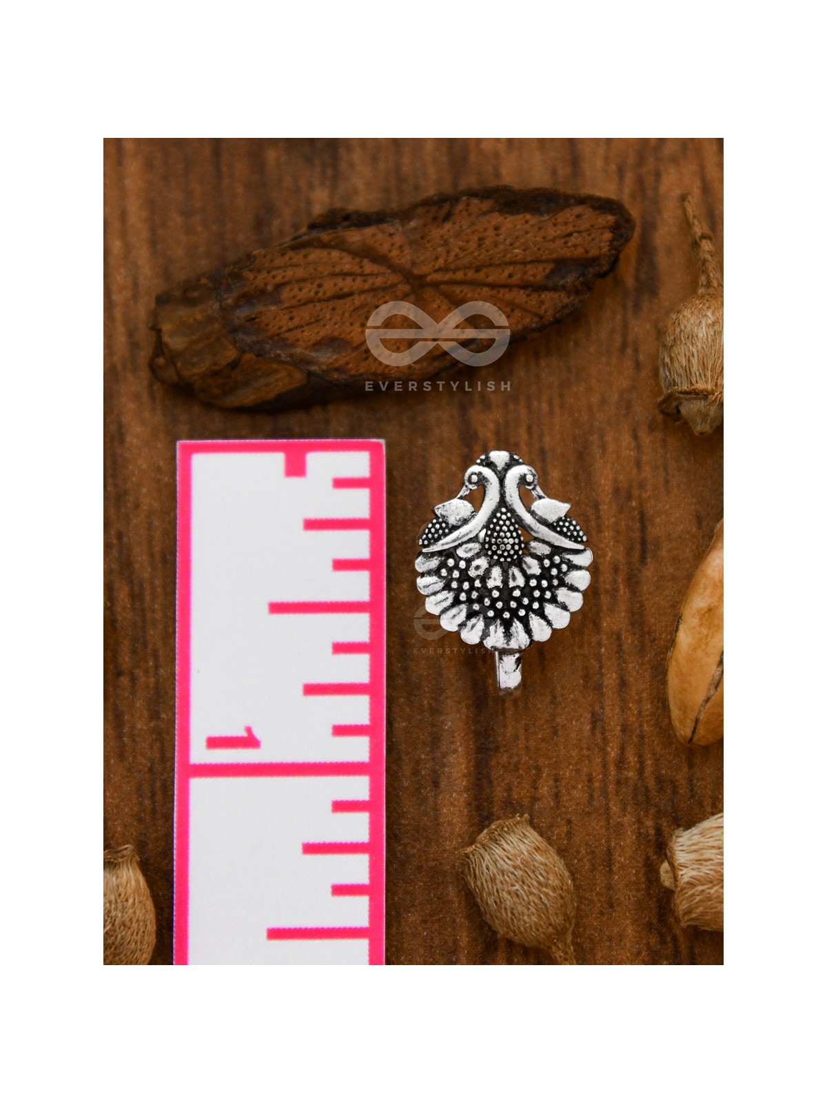 The Artsy Peacocks - Non-Pierced Boho Nosering