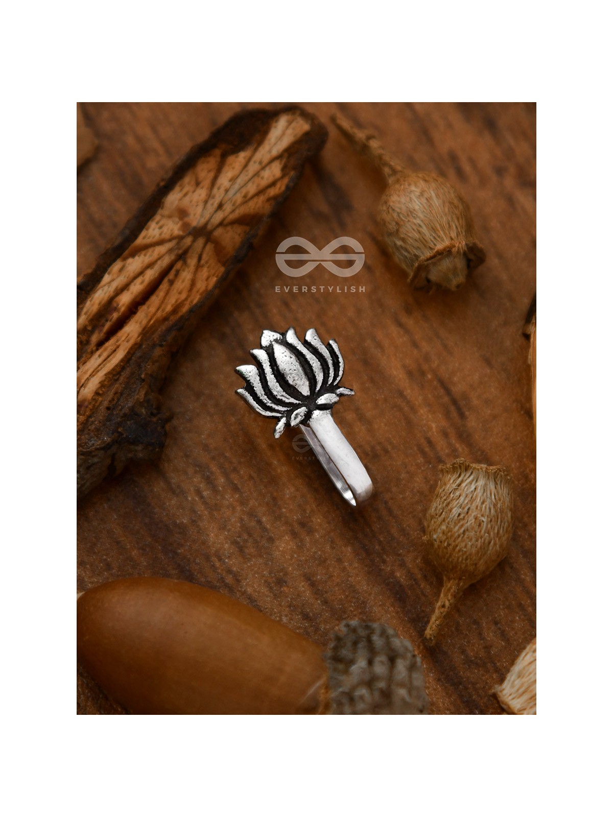 The Lively Lotus - Non-pierced Boho Nosering