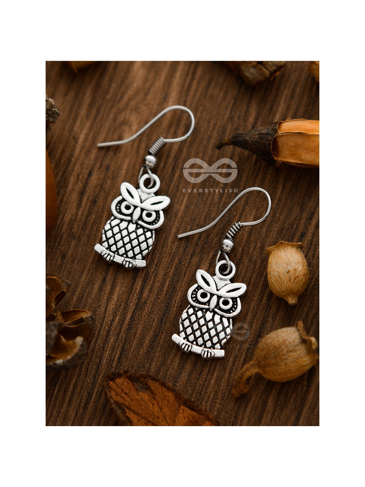 The Little Curious Owls - Tiny Trinket Earrings