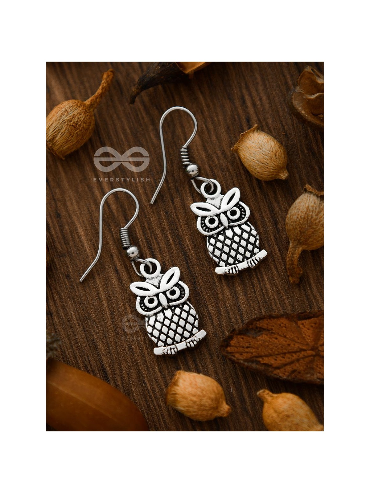 The Little Curious Owls - Tiny Trinket Earrings