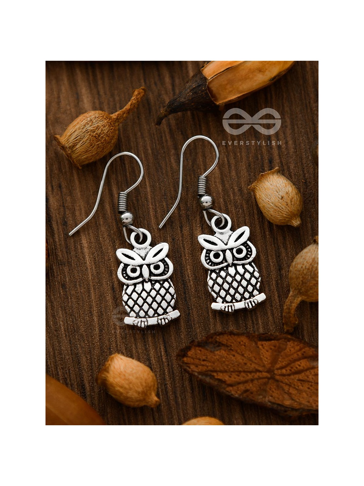 The Little Curious Owls - Tiny Trinket Earrings
