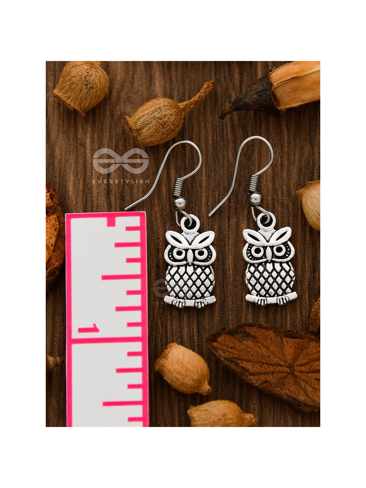 The Little Curious Owls - Tiny Trinket Earrings