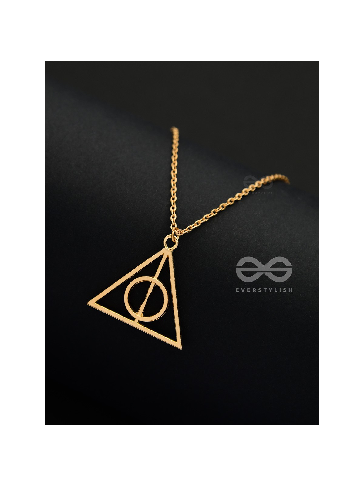 The Deathly Hallows - Statement Harry Potter Neckpiece With Anti-Tarnish Coating 