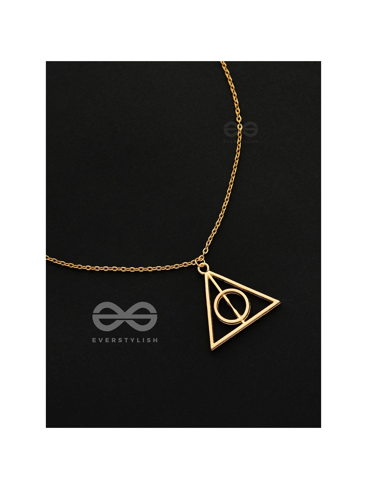 The Deathly Hallows - Statement Harry Potter Neckpiece With Anti-Tarnish Coating 