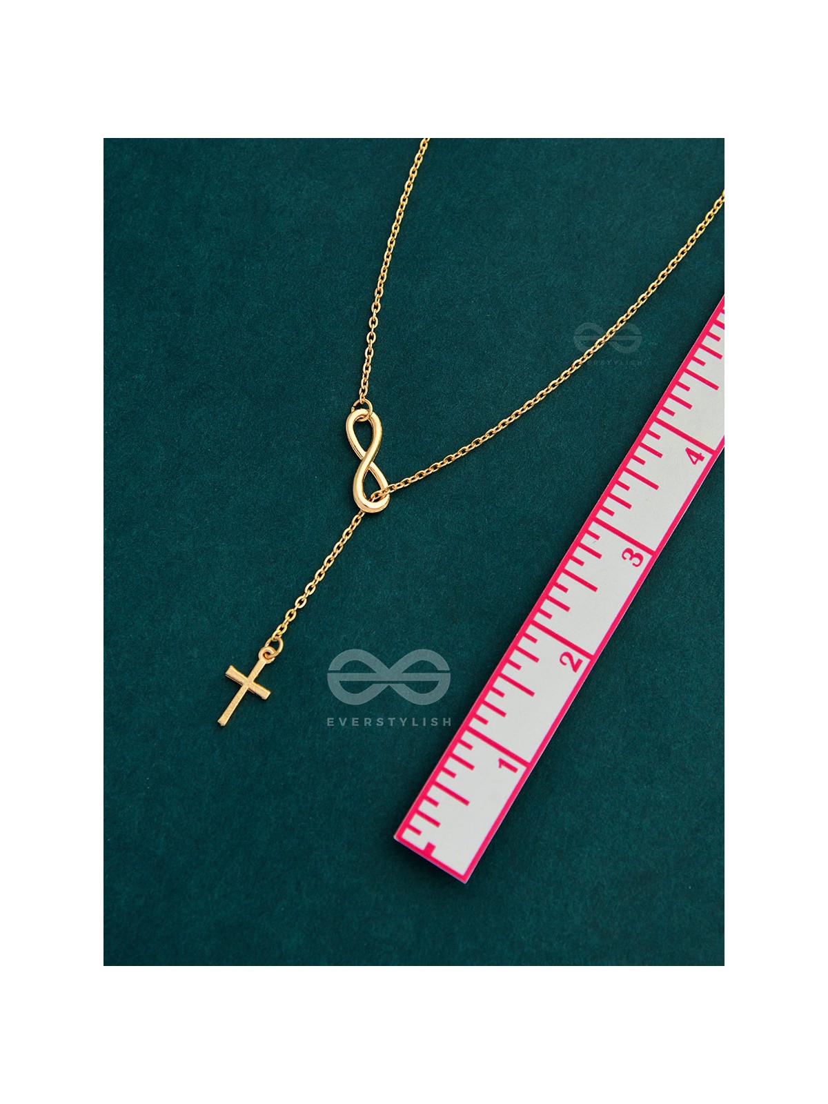 The Infinite Grace - Golden Statement Neckpiece With Anti-Tarnish Coating