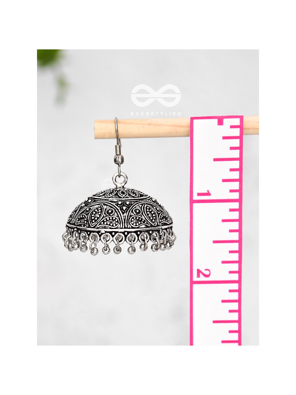 The Nature Motifs - Intricate Statement Boho Jhumkas