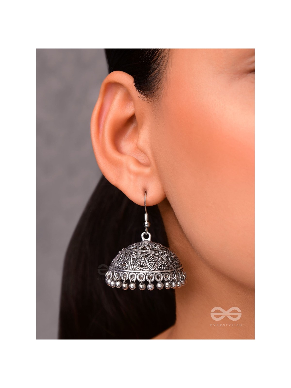 The Nature Motifs - Intricate Statement Boho Jhumkas