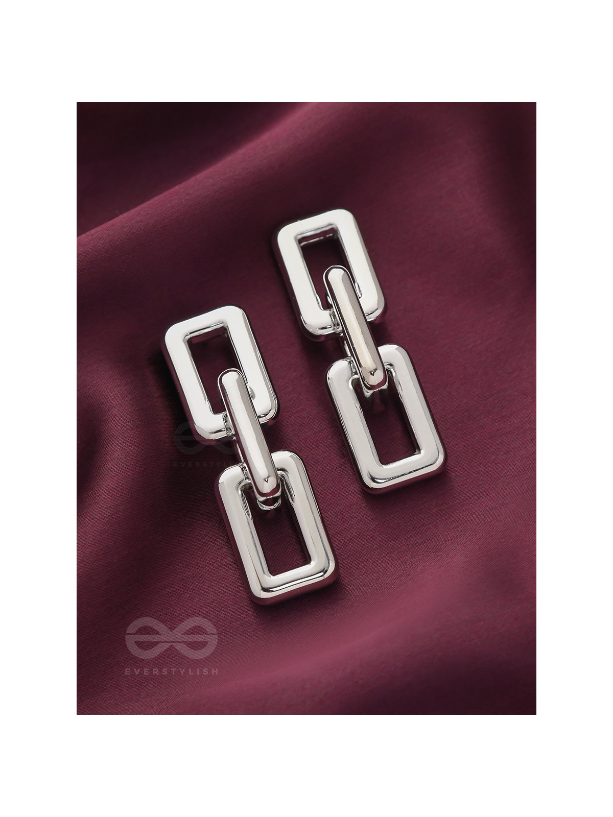 Catch me if you can - Silver Statement earrings