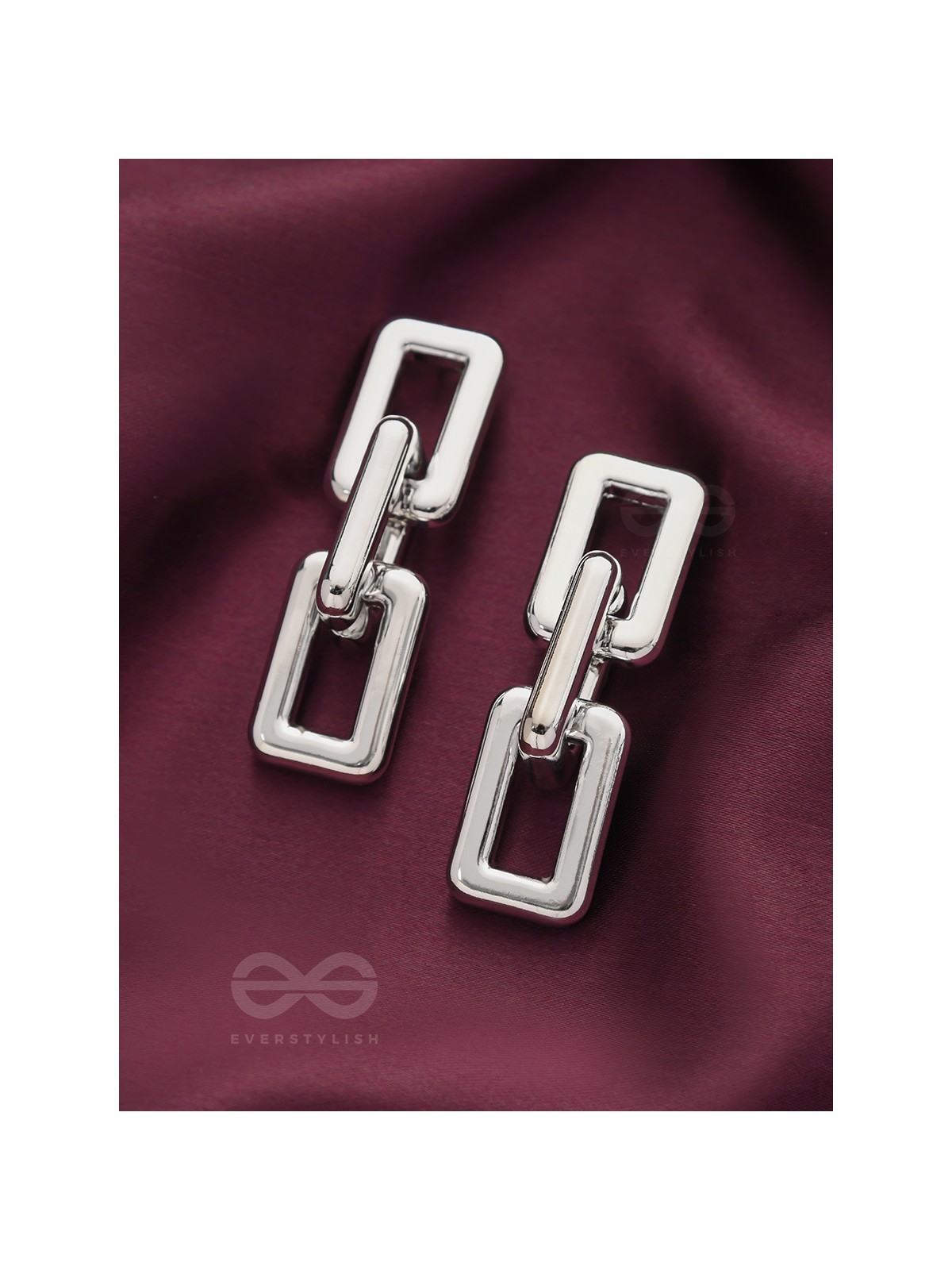Catch me if you can - Silver Statement earrings