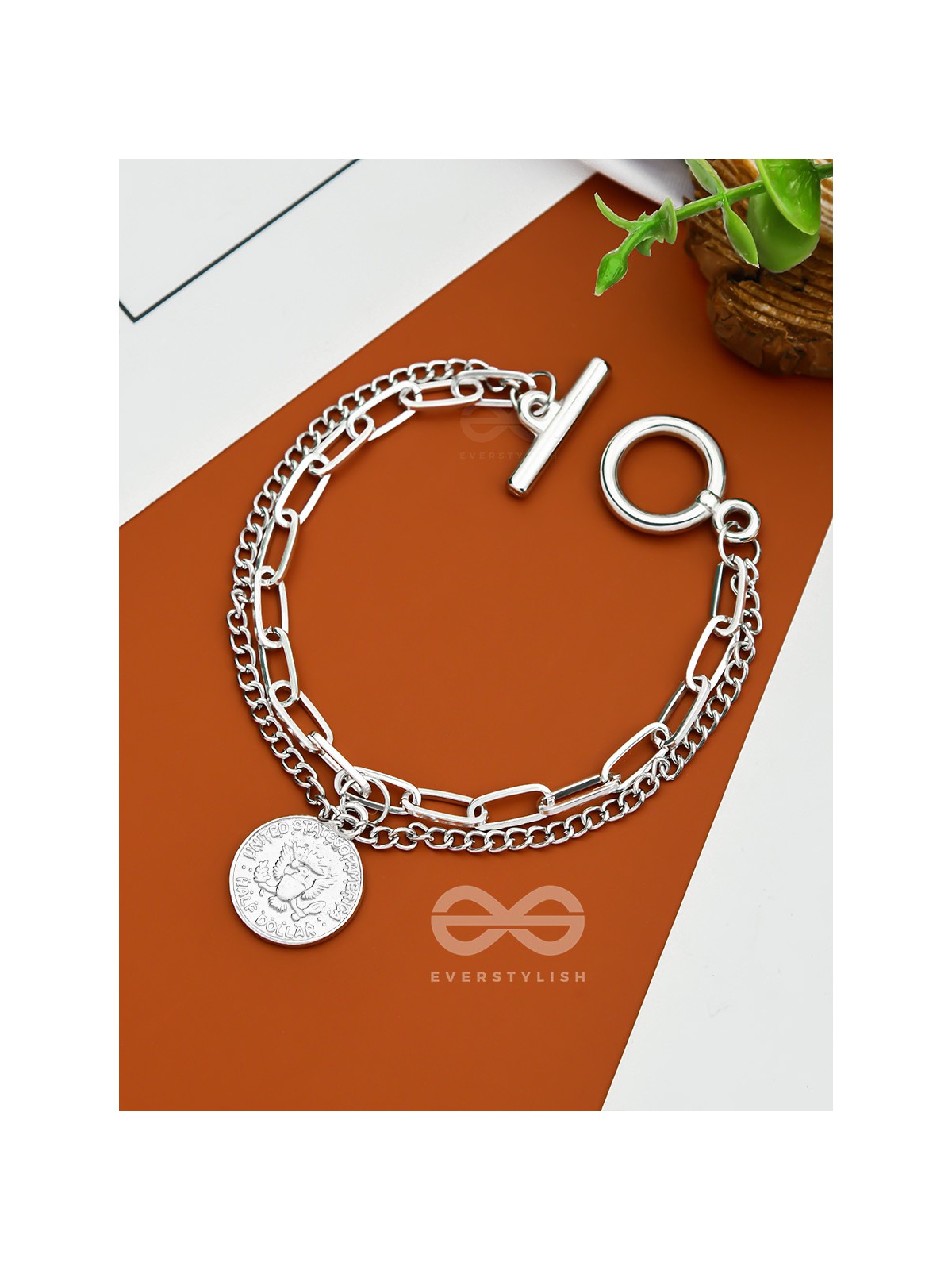 The Royal Mint- Silver Layered Bracelet
