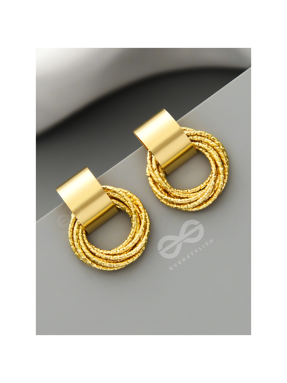 A Chunk of Gold - Statement Earrings