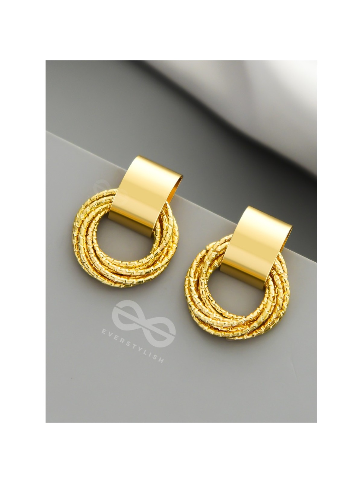 A Chunk of Gold - Statement Earrings