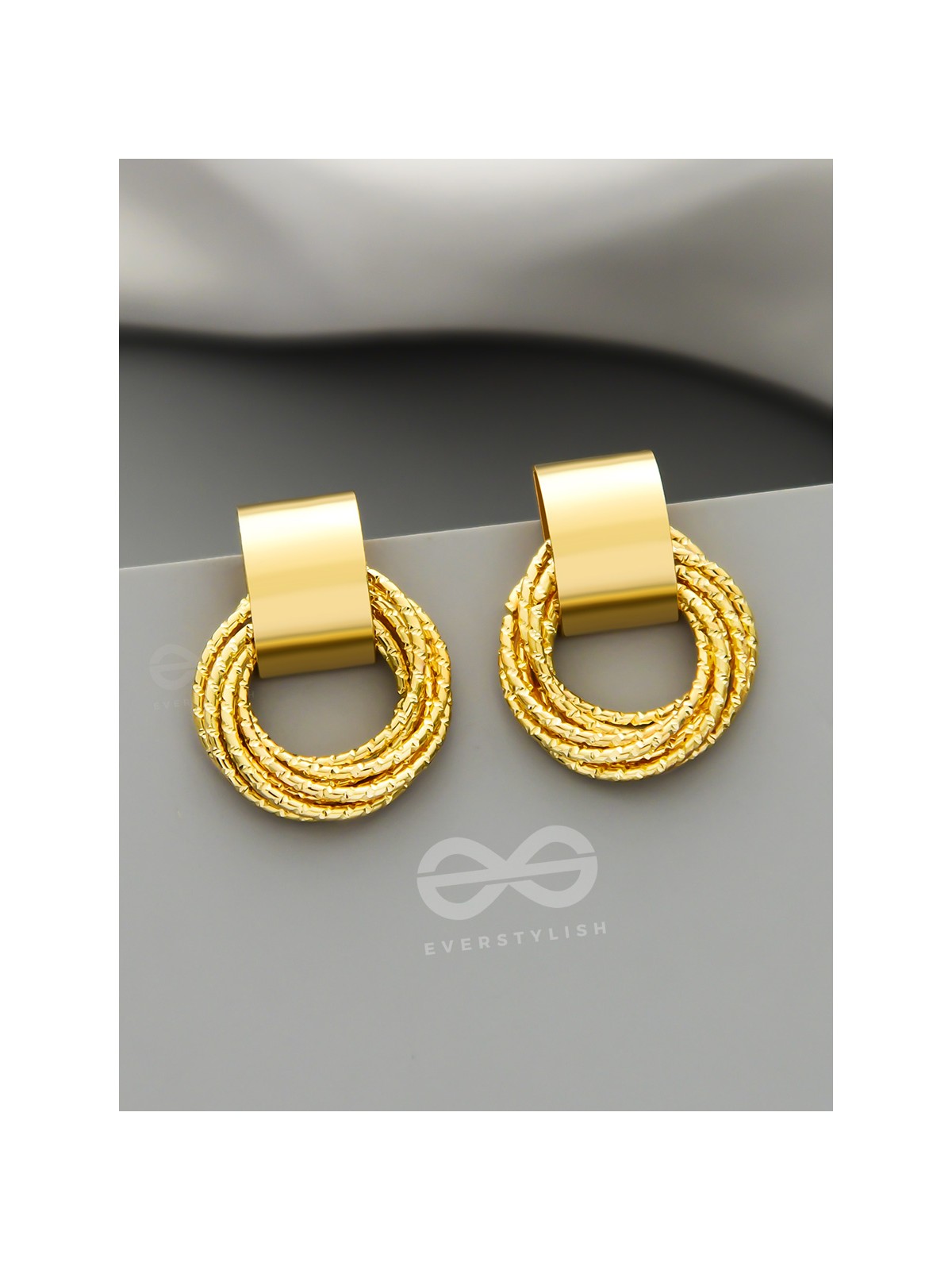 A Chunk of Gold - Statement Earrings