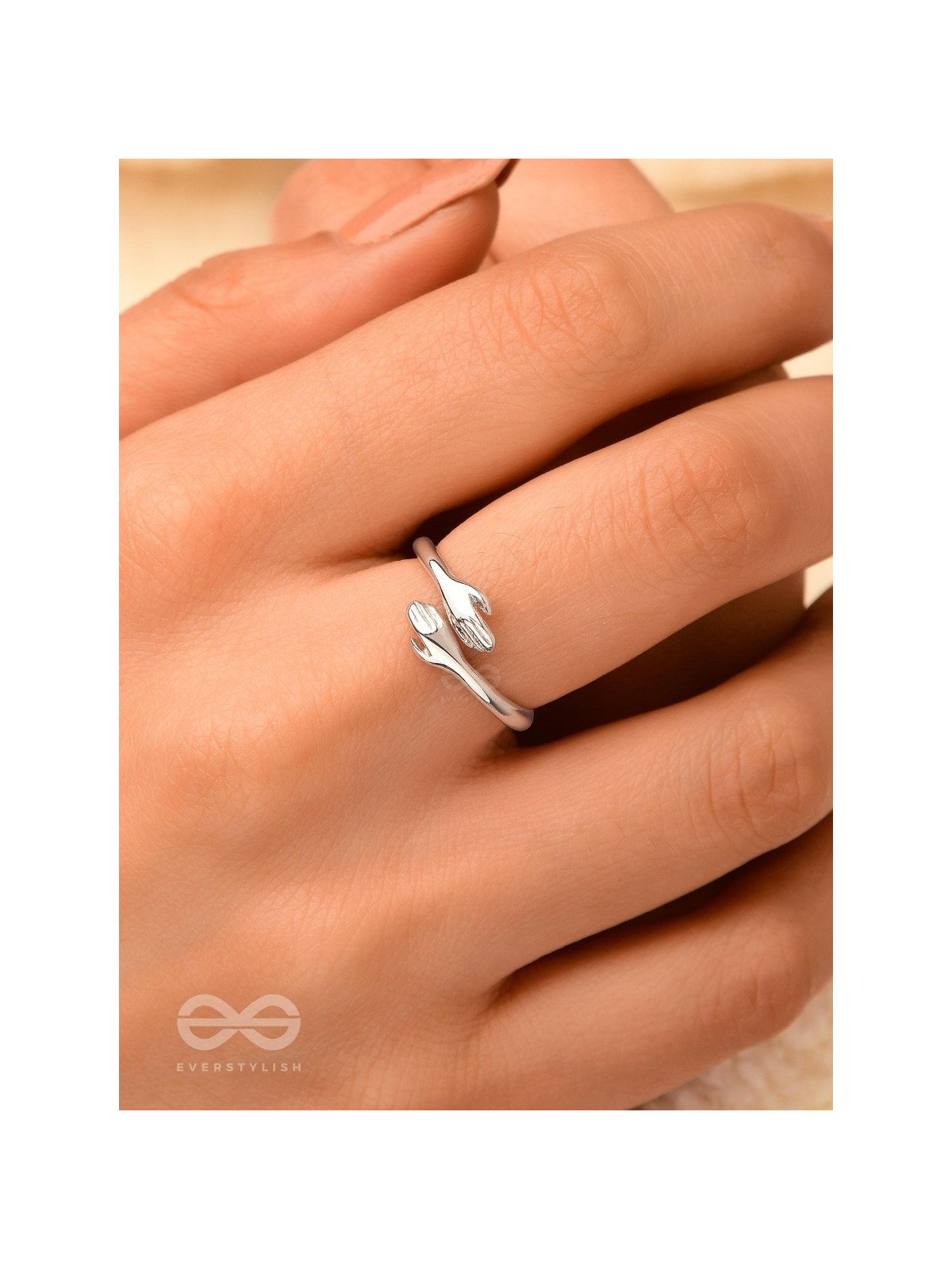 Hugs of Affection - Casual Silver Ring