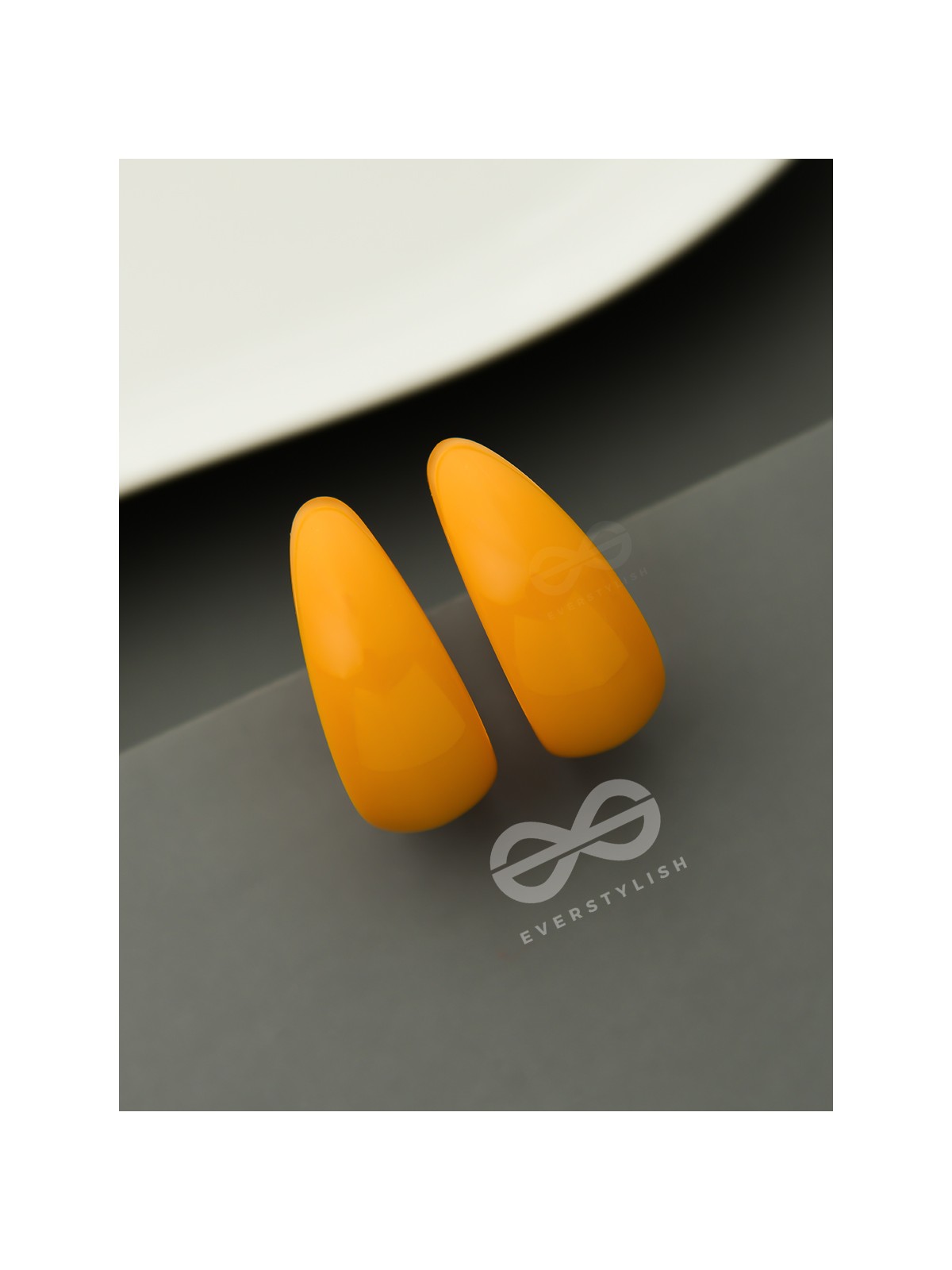 Effortlessly Classy - Statement Hoops (Mustard)