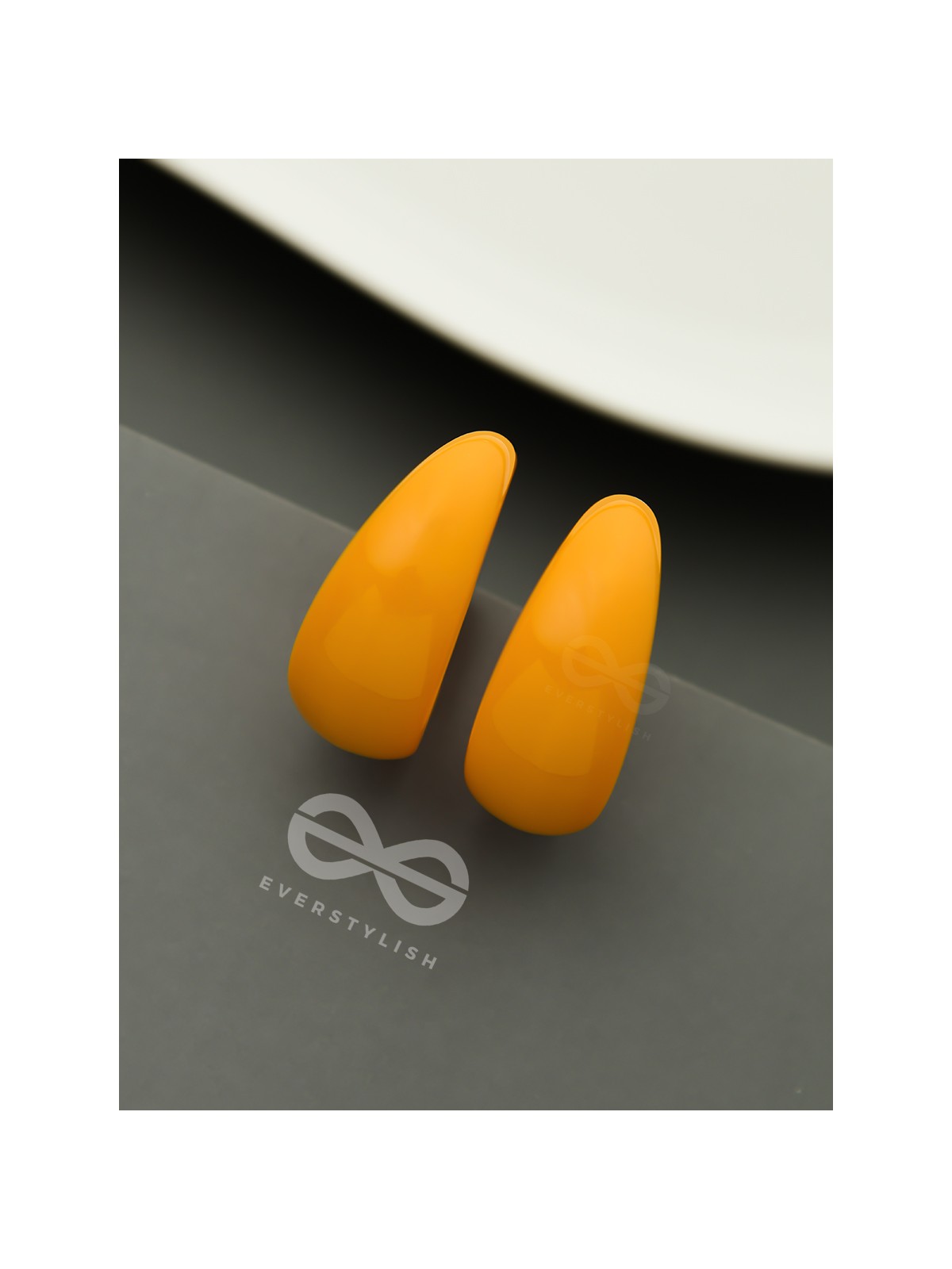 Effortlessly Classy - Statement Hoops (Mustard)