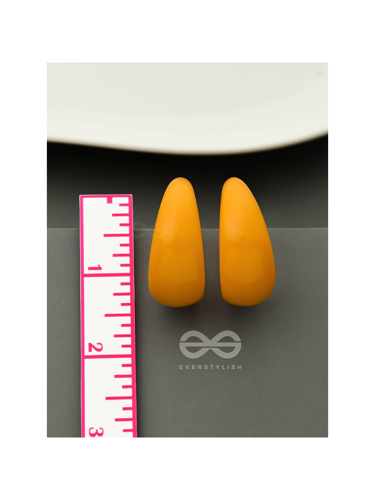 Effortlessly Classy - Statement Hoops (Mustard)