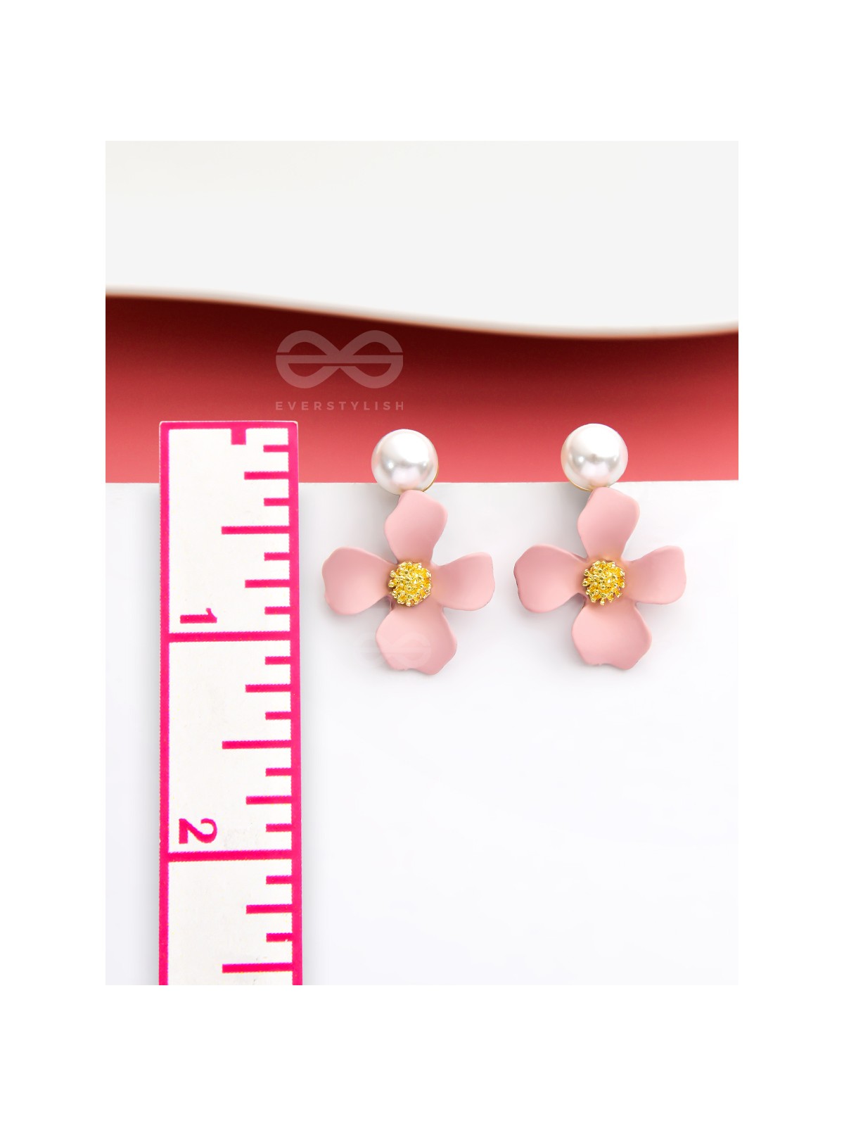 The Floral Pearl stunners - Statement Earrings