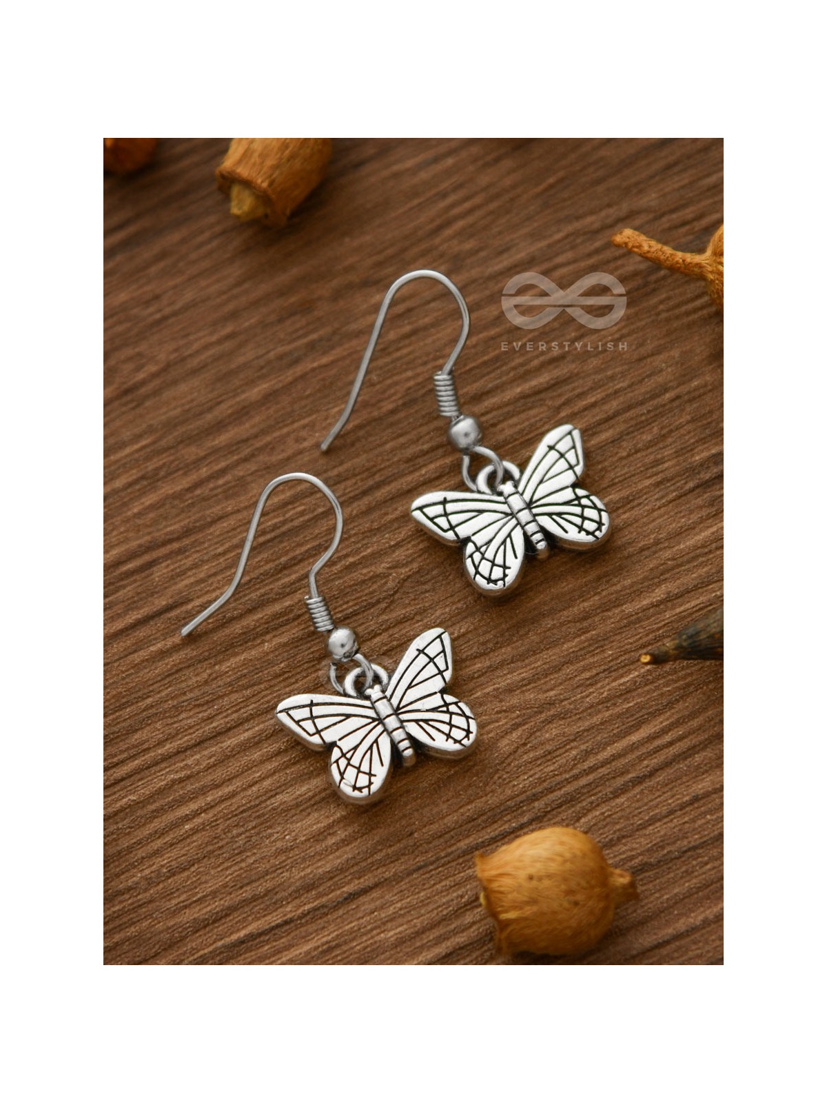 Butterfly Fly Away Danglers - Tiny Trinket Earrings
