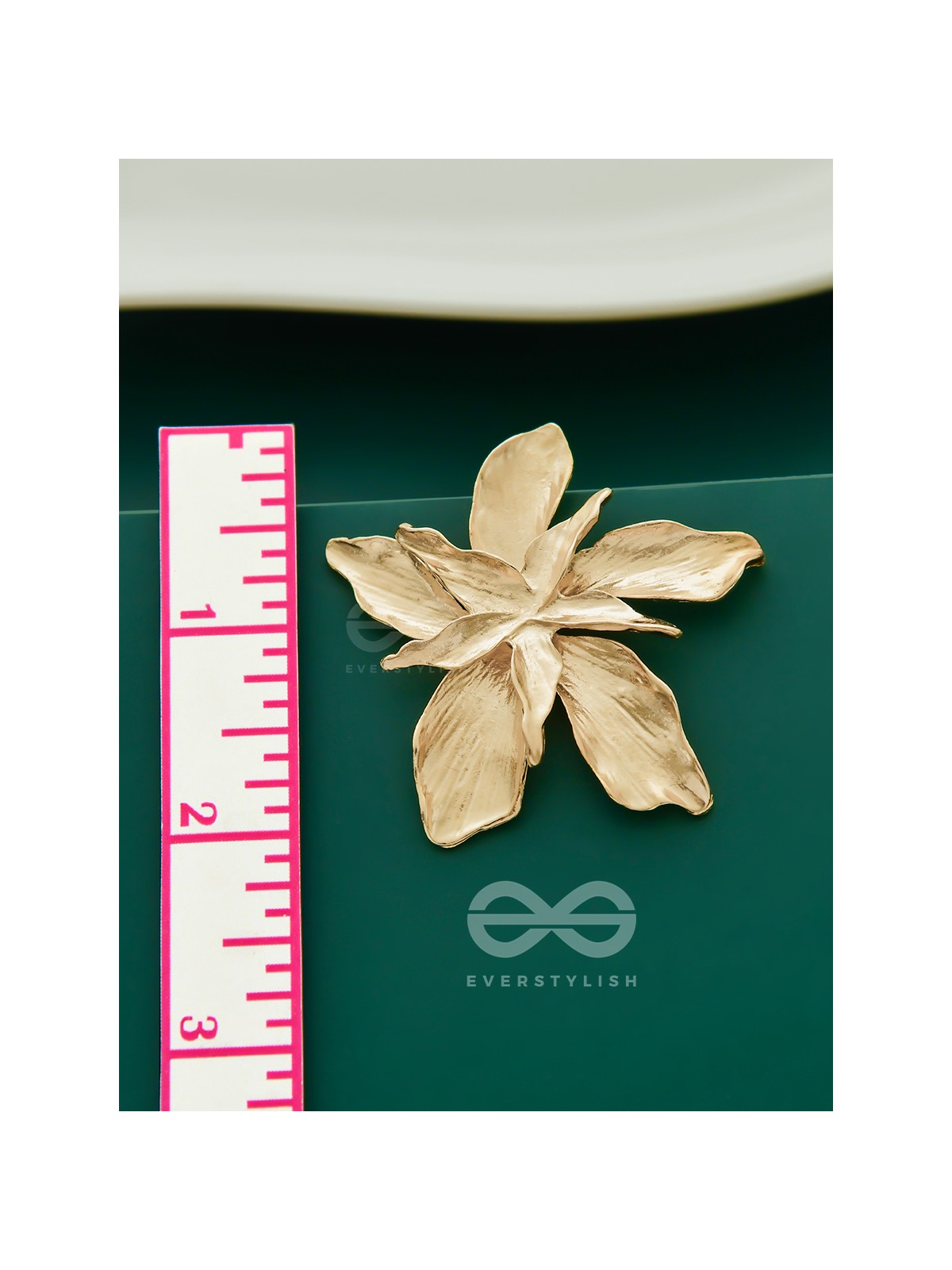 Autumn on my Ears - Statement Golden Studs