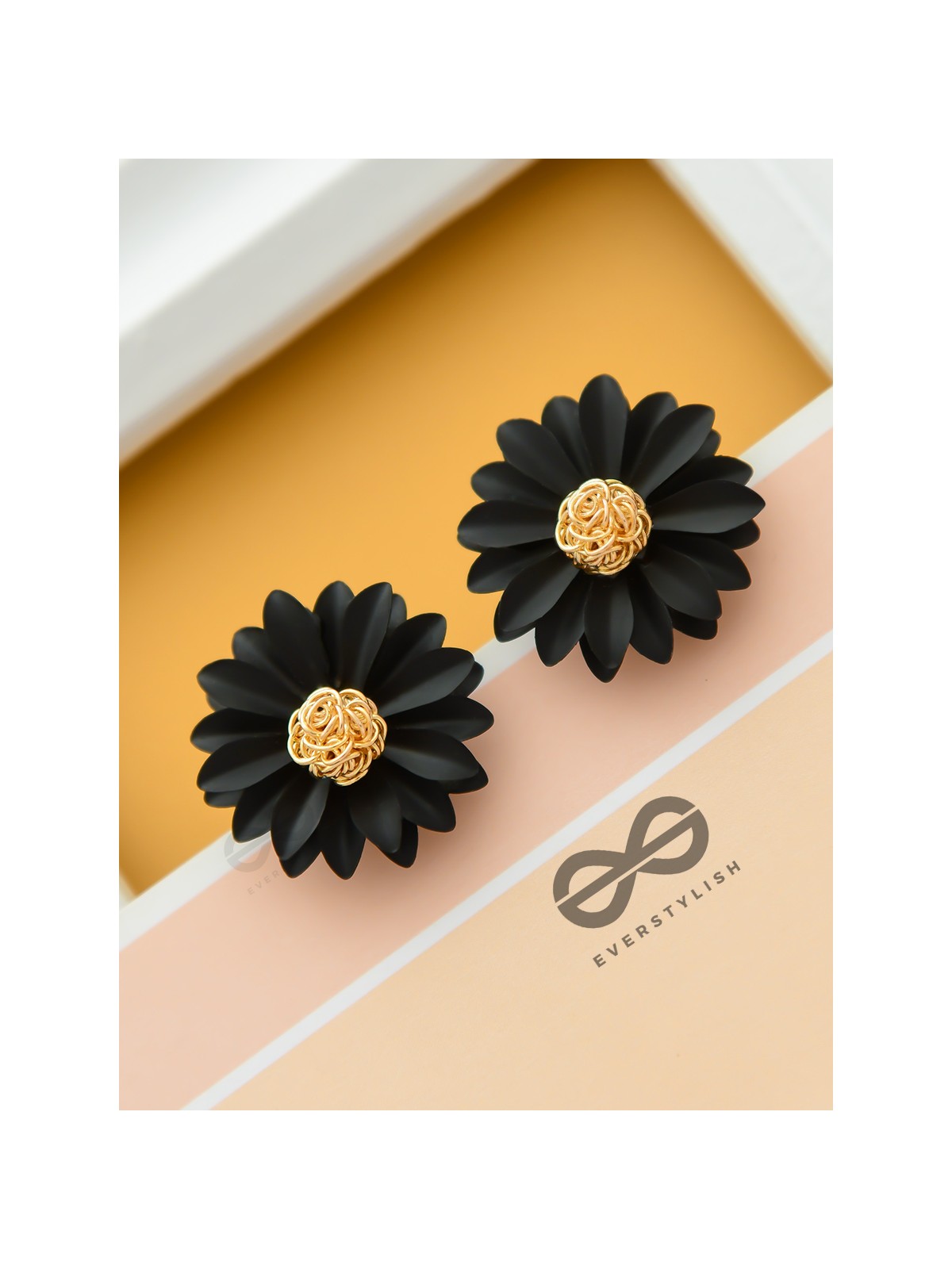 BLOOM IN DARKNESS - Statement Stud Earrings