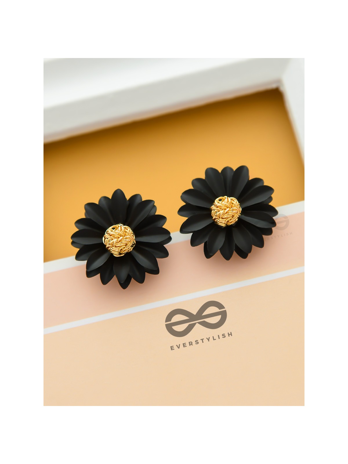 BLOOM IN DARKNESS - Statement Stud Earrings