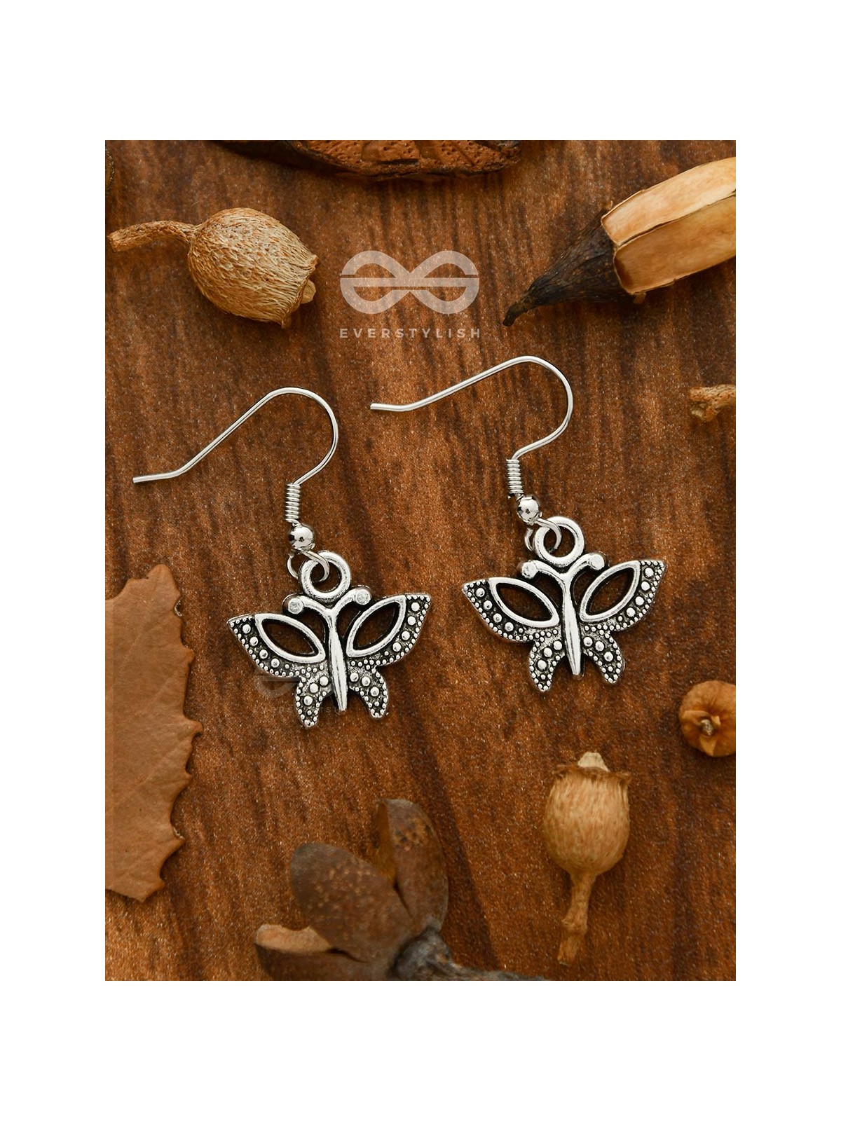 You give me Butterflies - Tiny Trinket Earrings