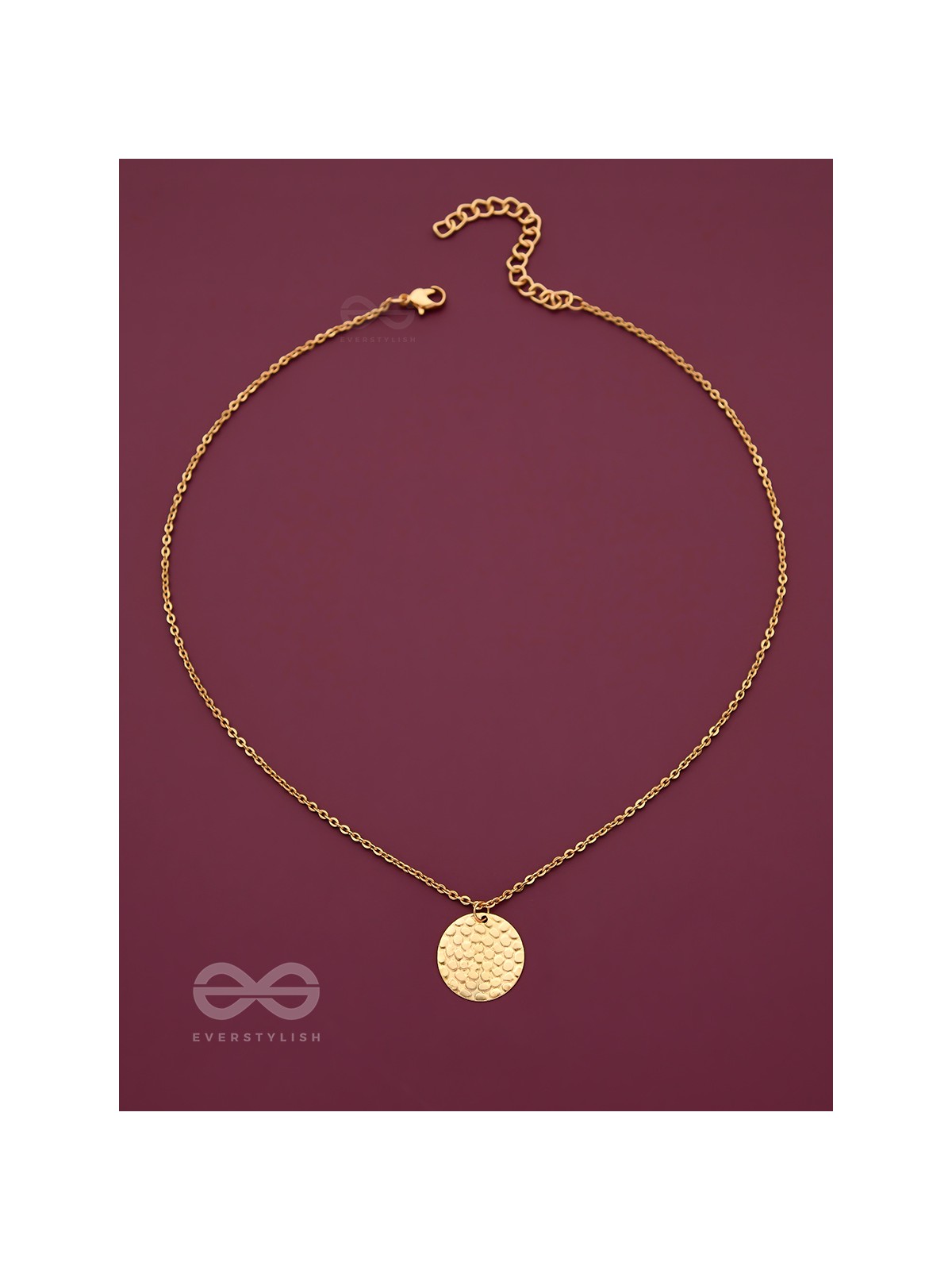 I'm A Magnificent Mirage - Golden Casual Neckpiece With Anti-Tarnish Coating 