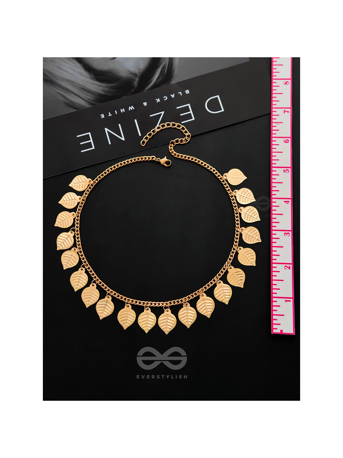The Autumn Elegance - Golden Statement Neckpiece