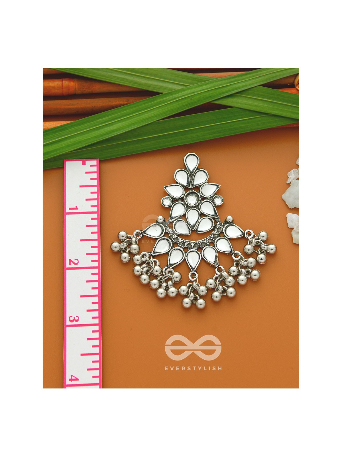 Melange of Mystery- Oxidised Embellished Earrings