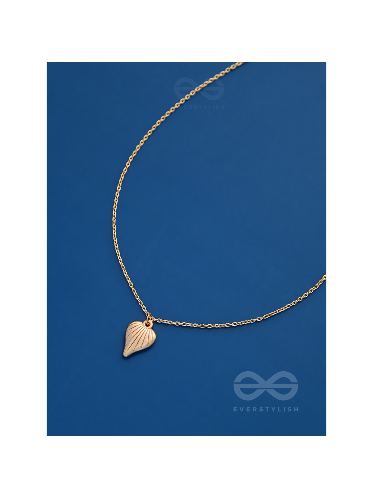Heart Of Sea- Intricate Golden Neckpiece With Anti-Tarnish Coating 