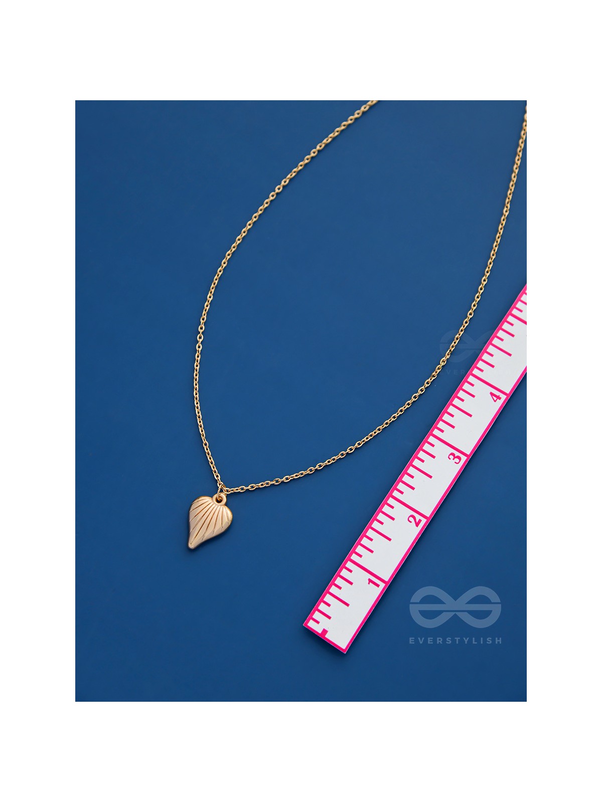 Heart Of Sea- Intricate Golden Neckpiece With Anti-Tarnish Coating 