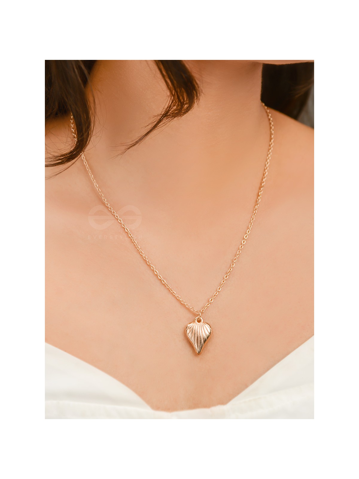 Heart Of Sea- Intricate Golden Neckpiece With Anti-Tarnish Coating 