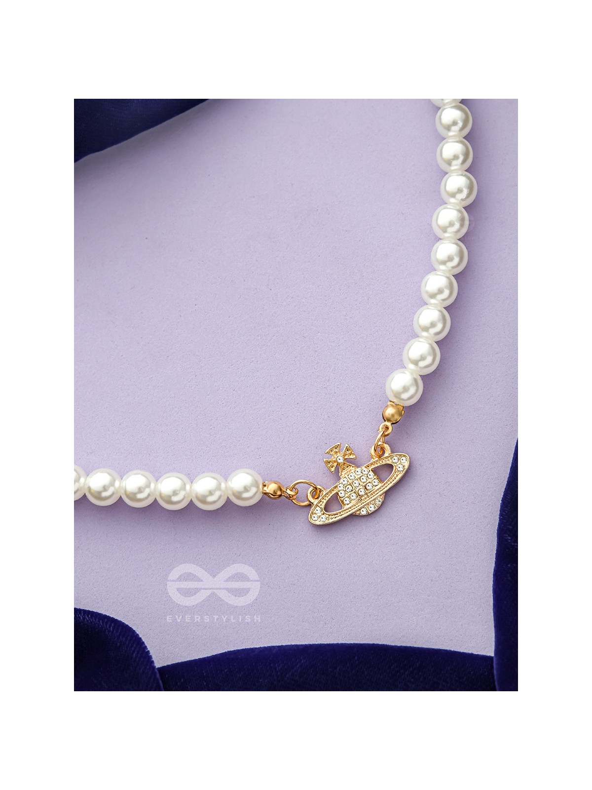 The Crown of Glory- Golden Pearl Necklace