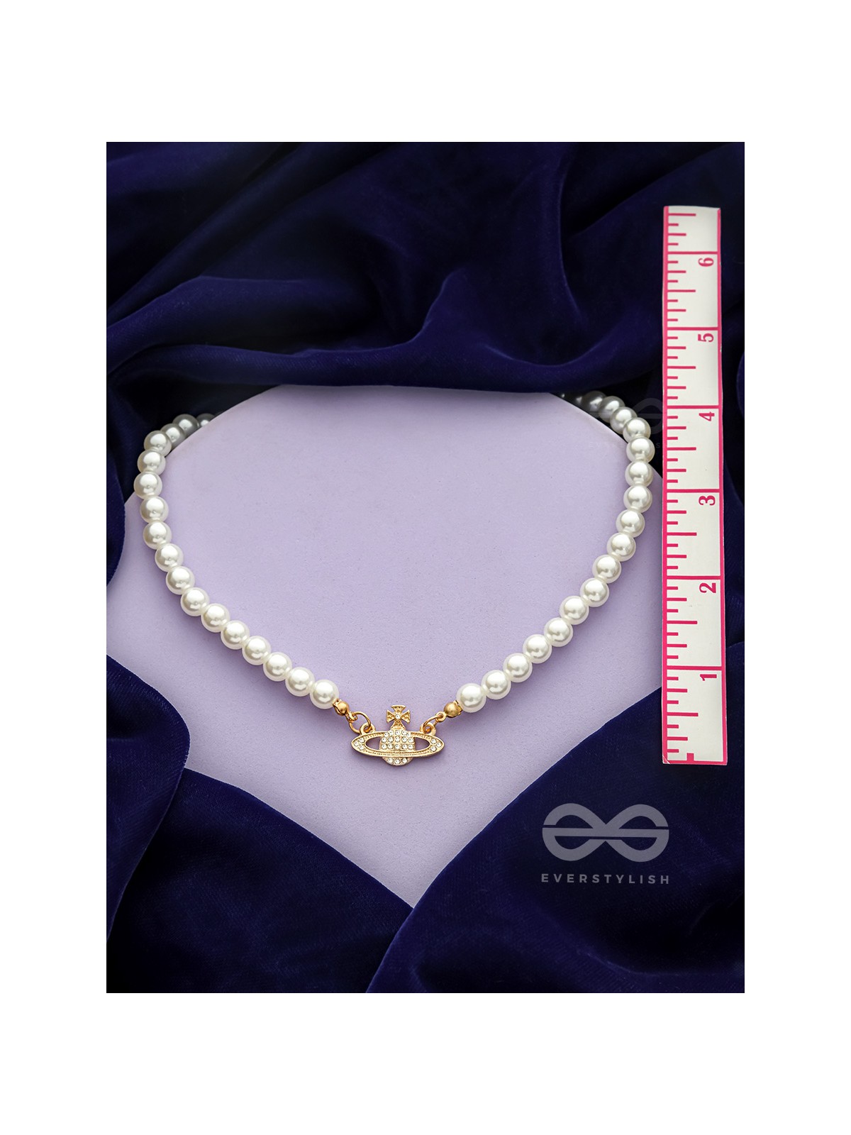 The Crown of Glory- Golden Pearl Necklace
