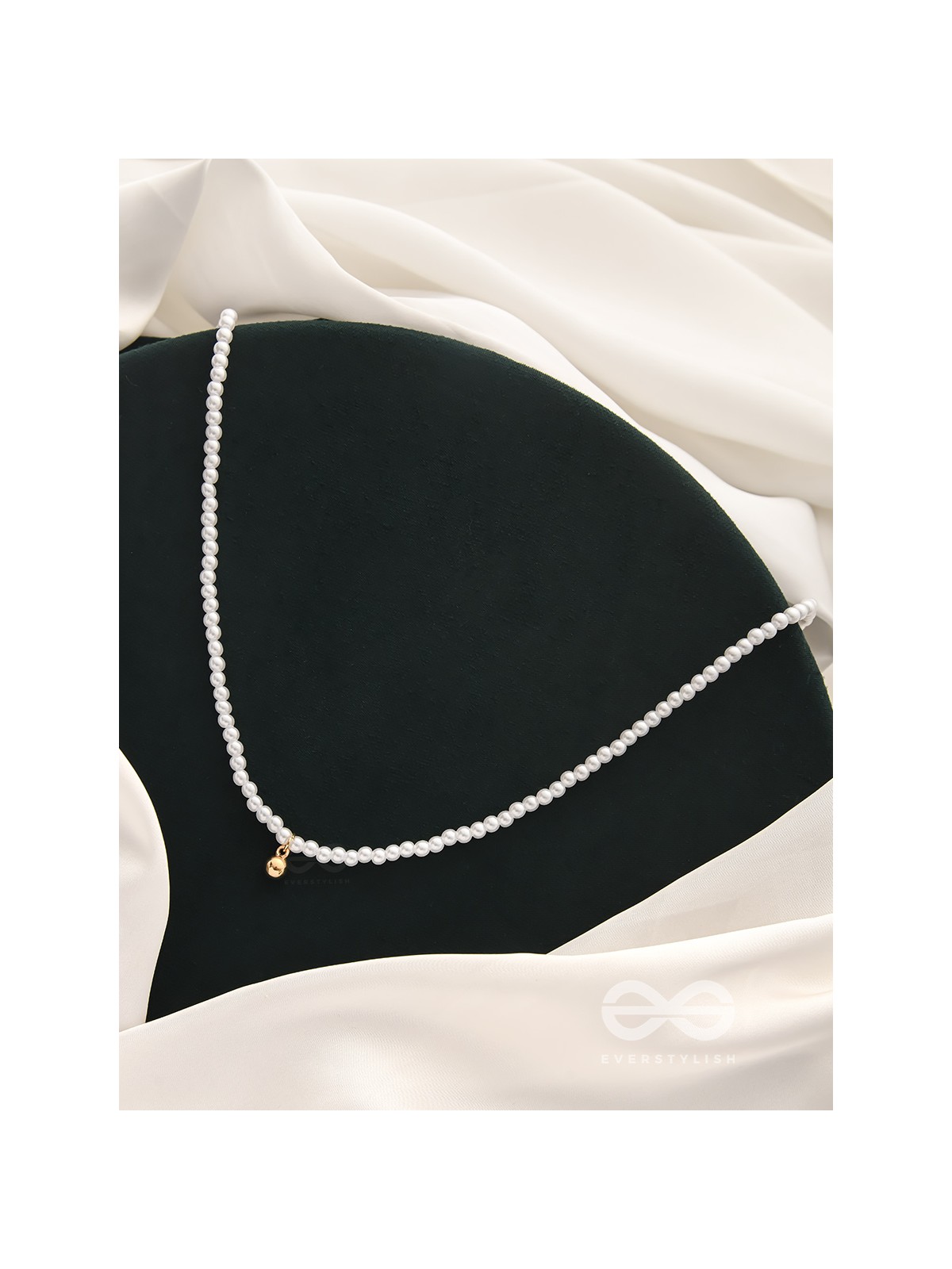 The Gold Drop- Golden Pearl Necklace