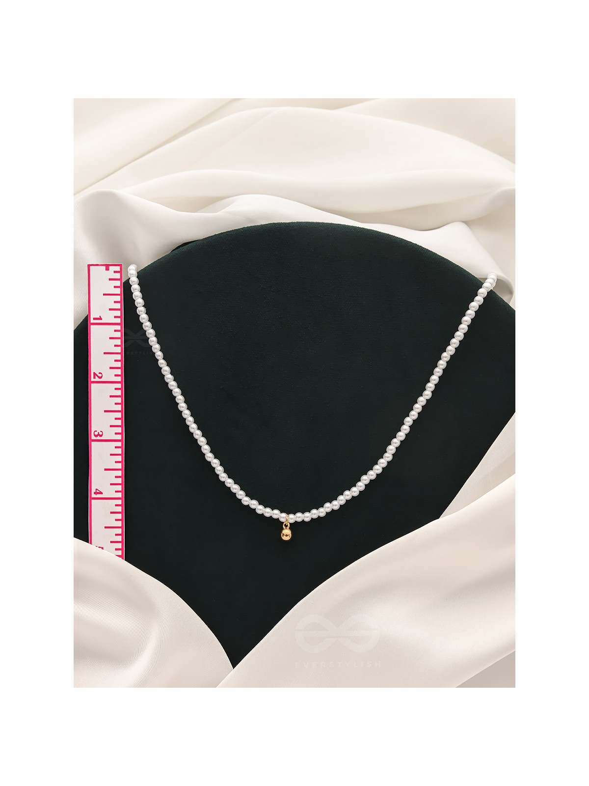 The Gold Drop- Golden Pearl Necklace