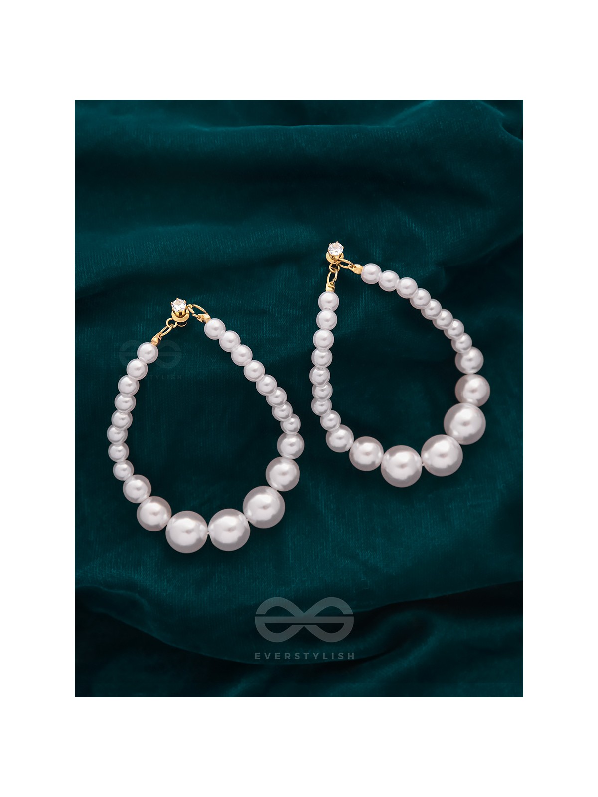 The Pearl Harbor- Golden Pearl Earrings