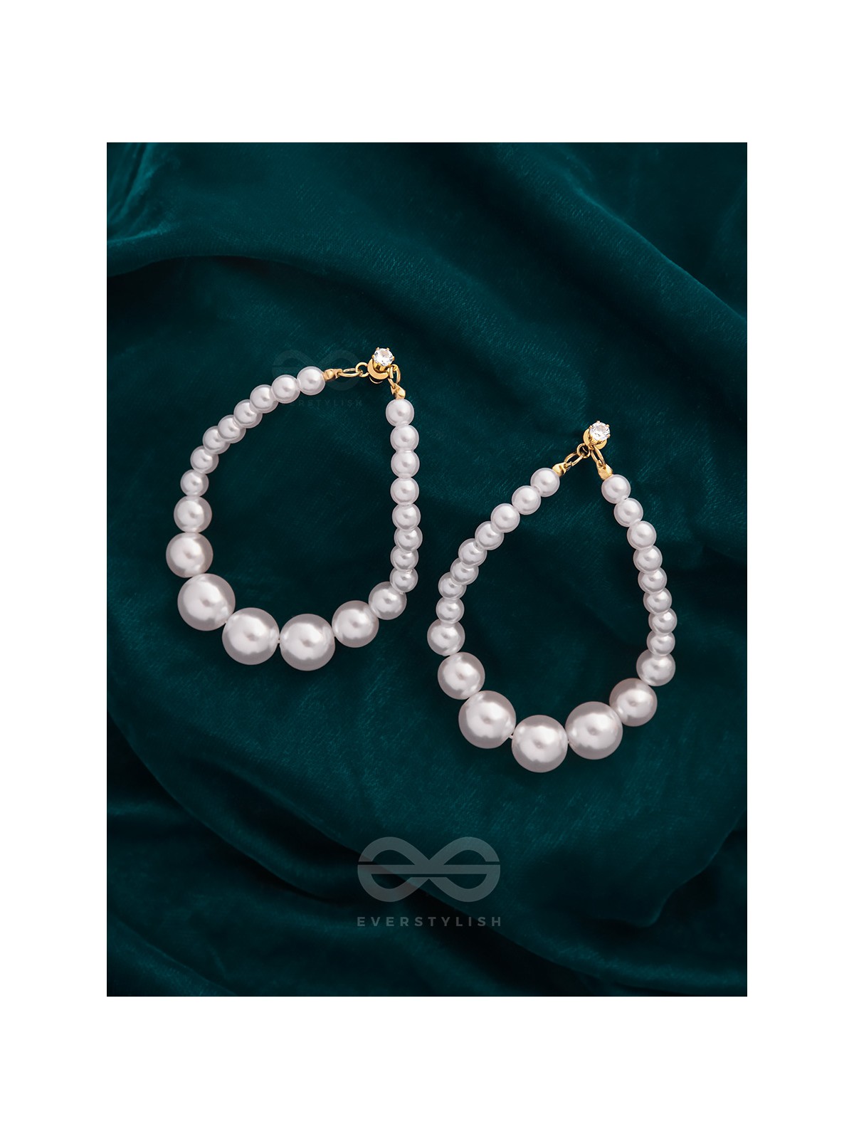 The Pearl Harbor- Golden Pearl Earrings