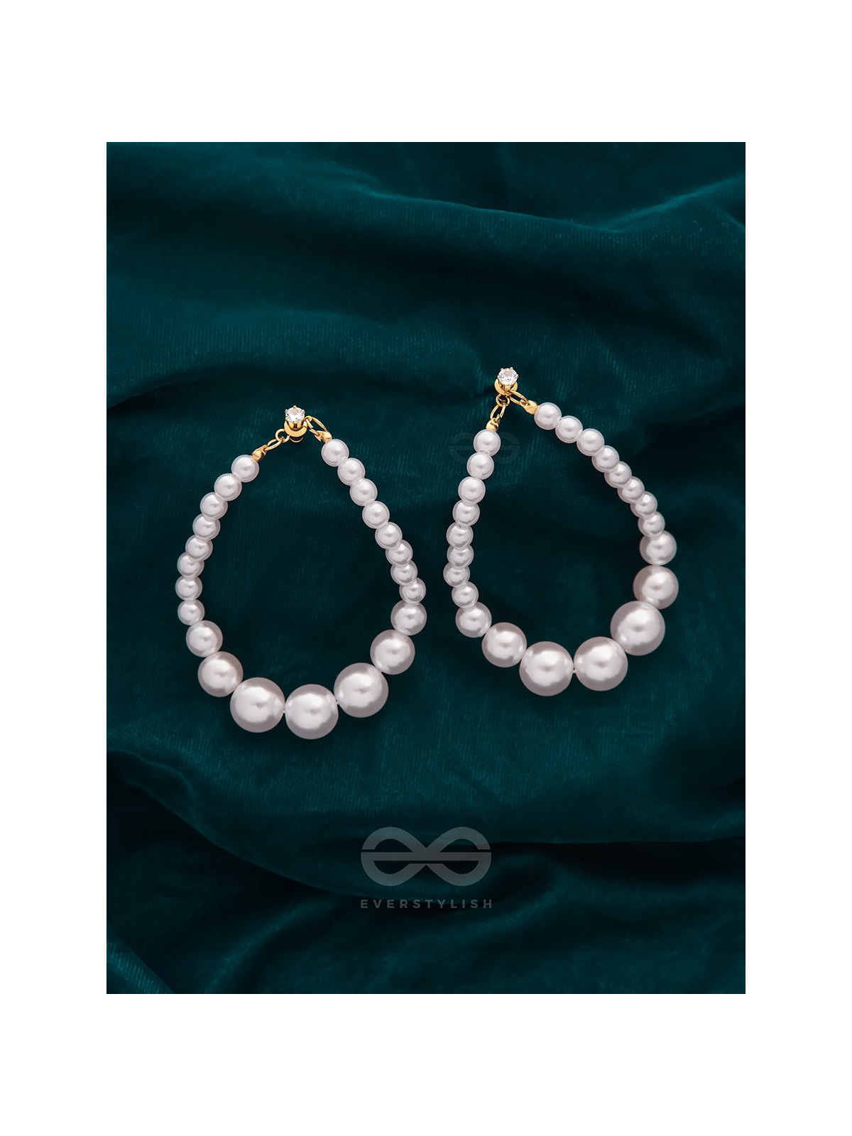 The Pearl Harbor- Golden Pearl Earrings