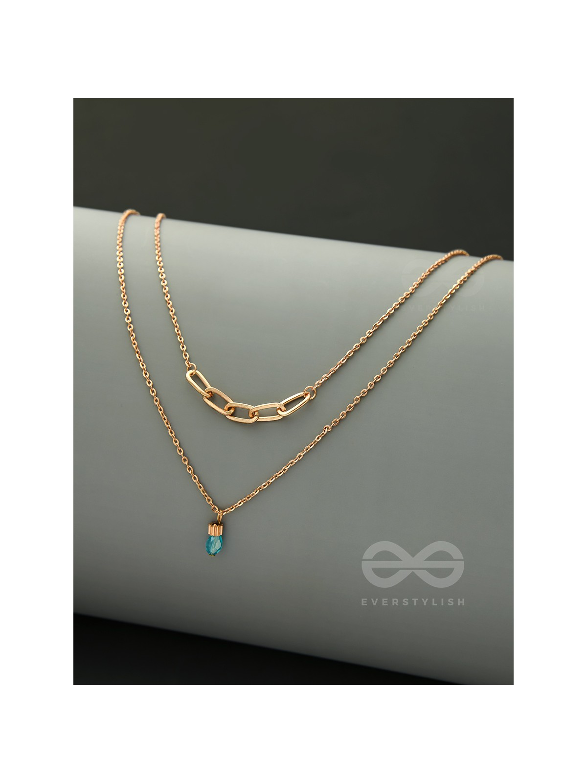 Drop-Dead Dazzling- Golden Layered Necklace