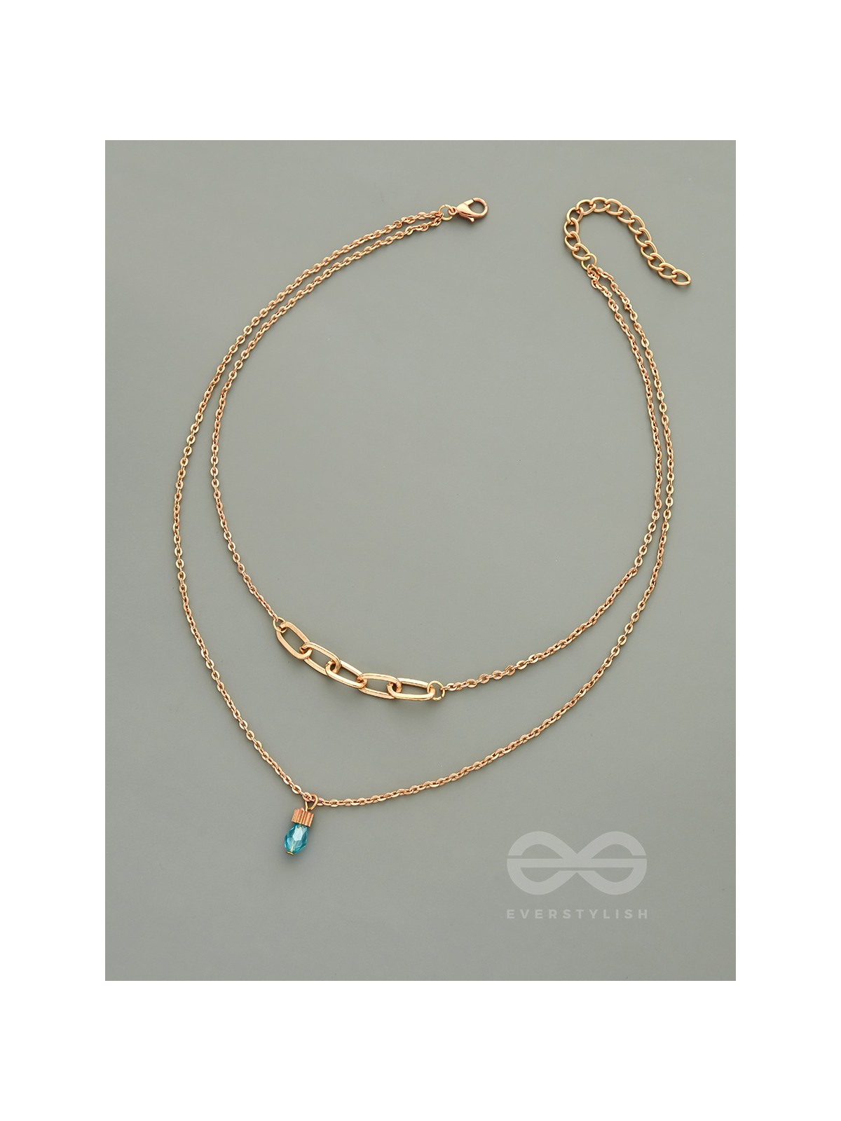 Drop-Dead Dazzling- Golden Layered Necklace