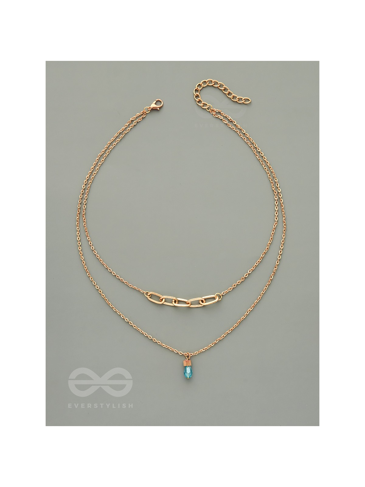 Drop-Dead Dazzling- Golden Layered Necklace