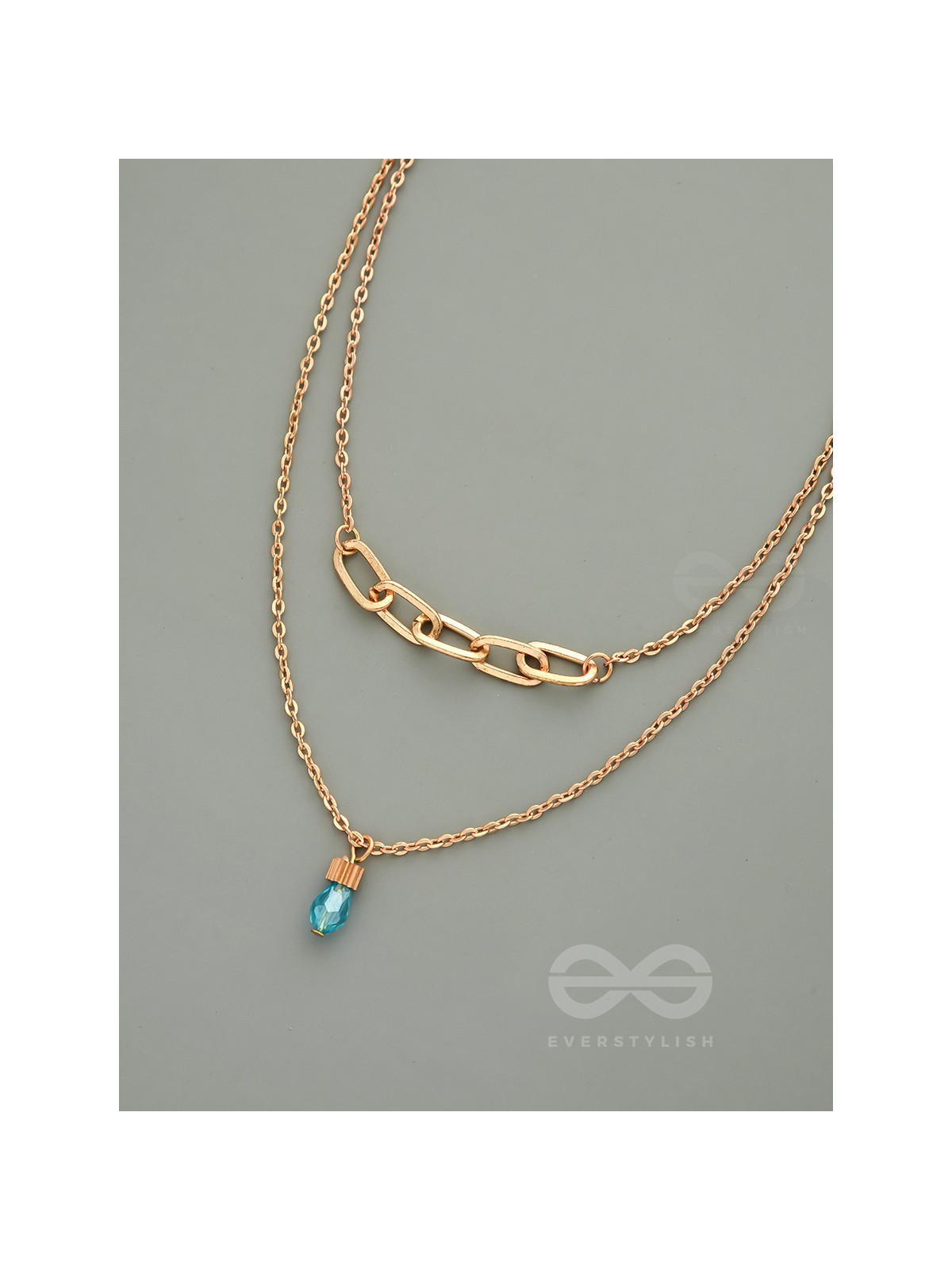 Drop-Dead Dazzling- Golden Layered Necklace