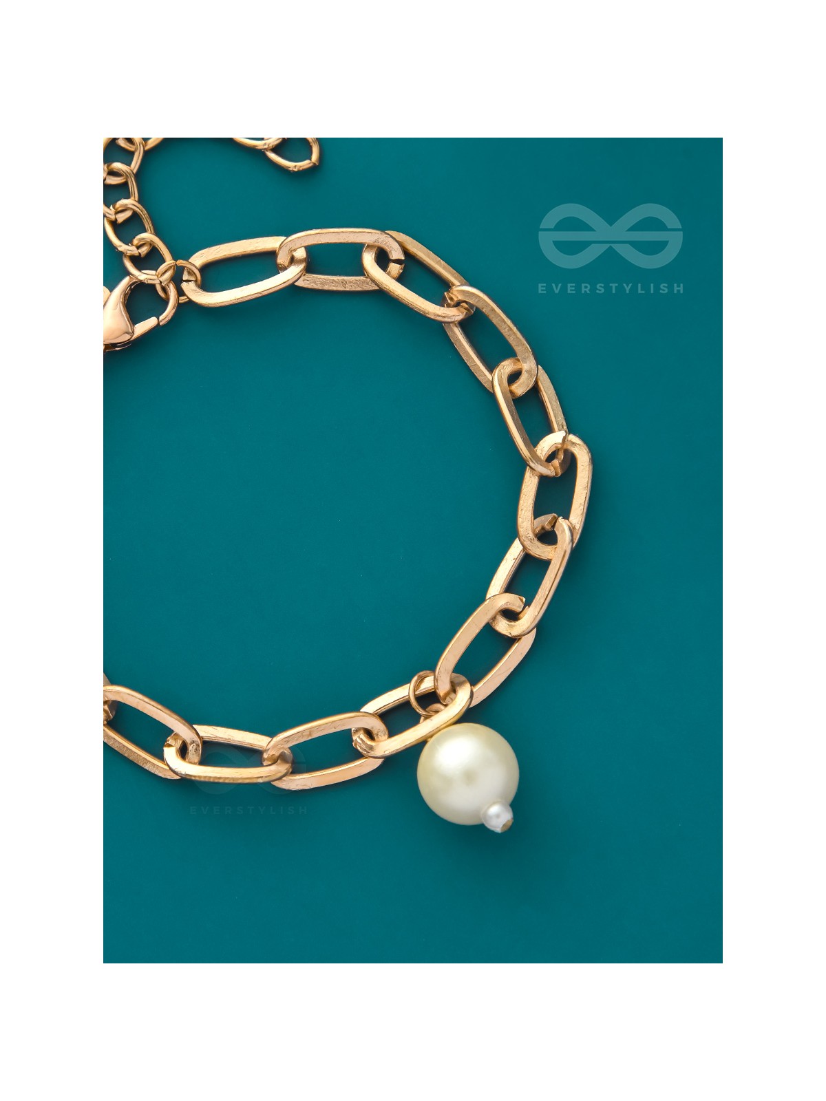The Linkin Pearl- Golden Pearl Bracelet