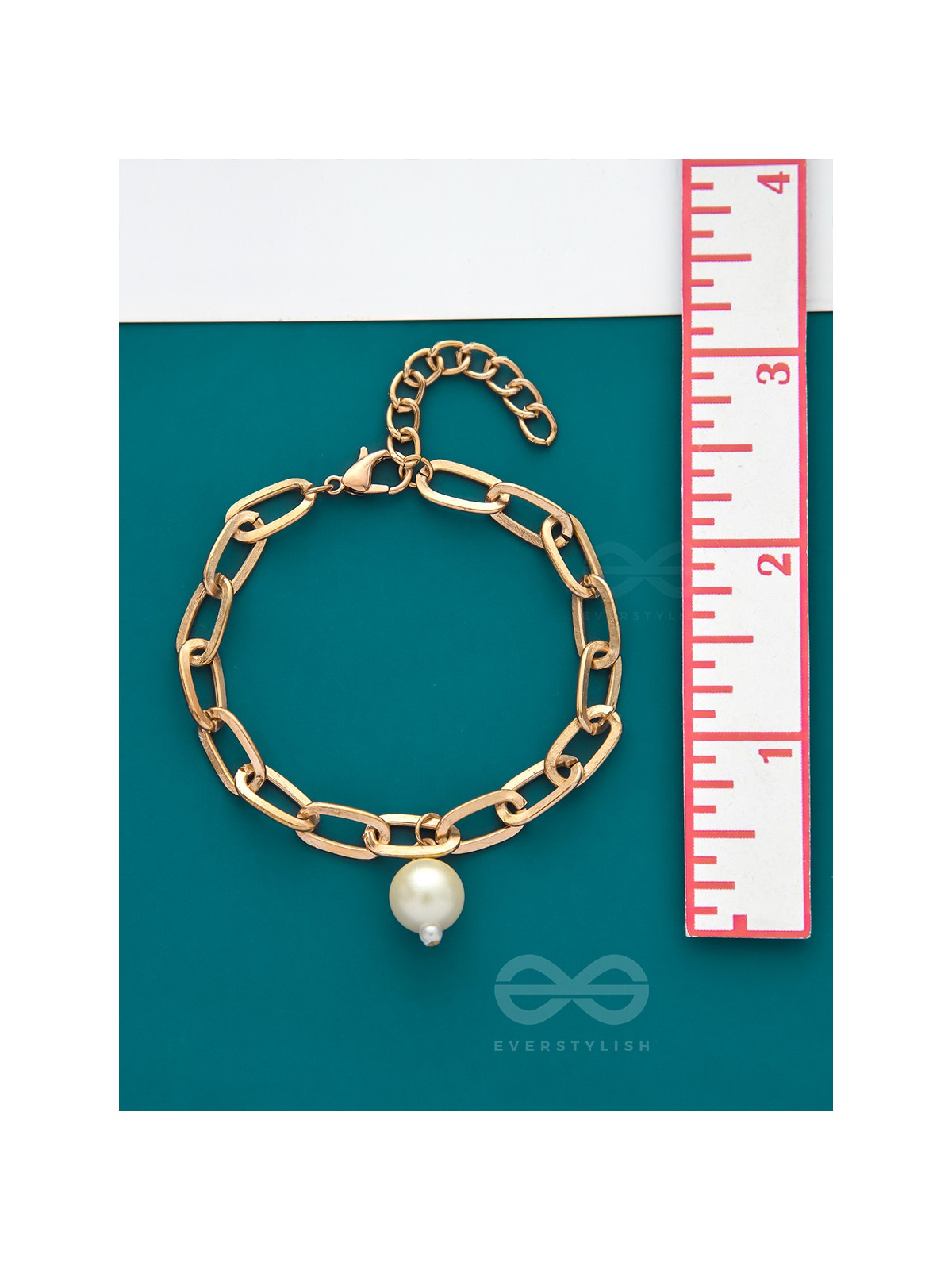 The Linkin Pearl- Golden Pearl Bracelet