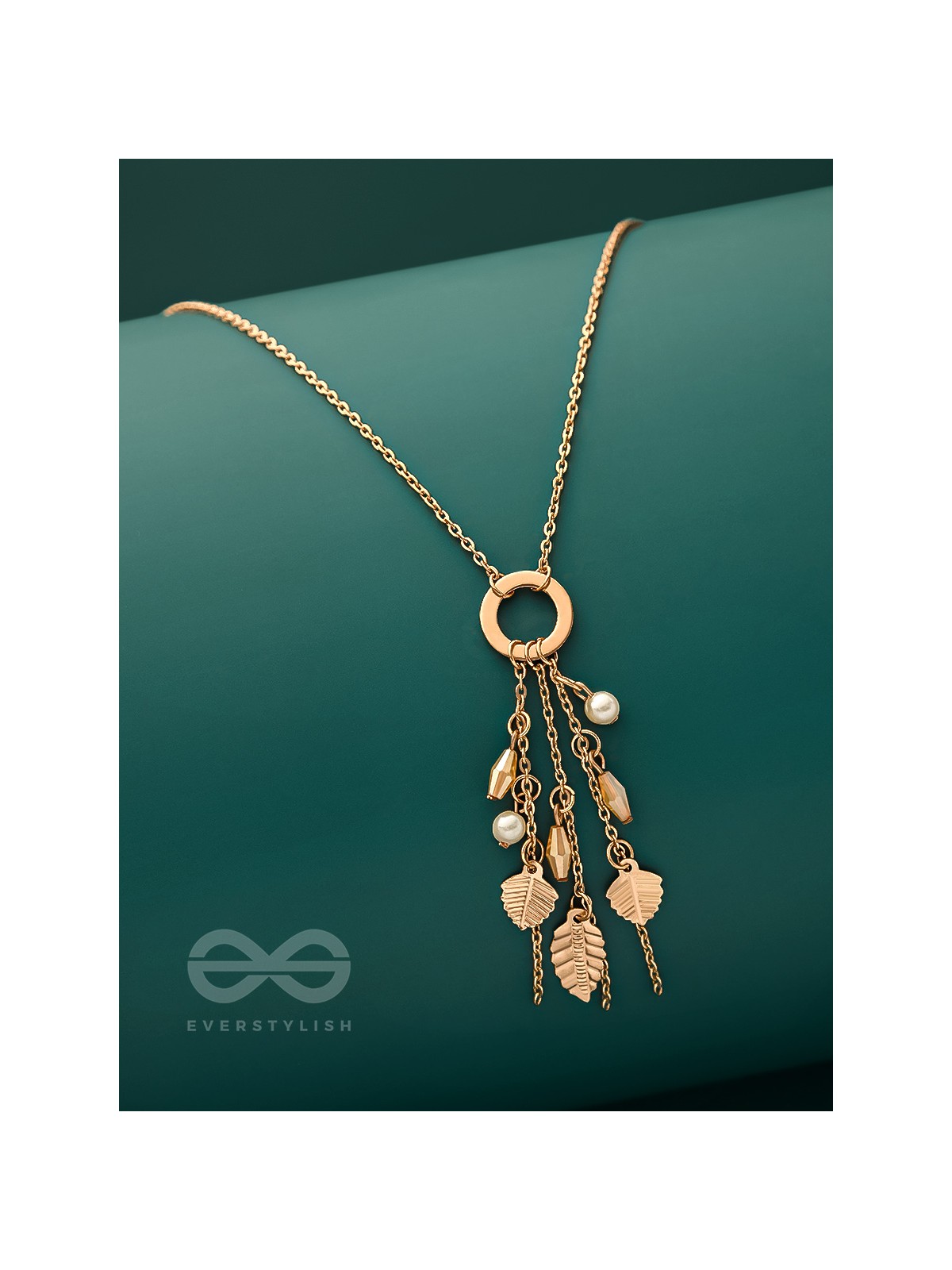 Joys Of Spring- Elegant Golden Necklace With Anti-Tarnish Coating 
