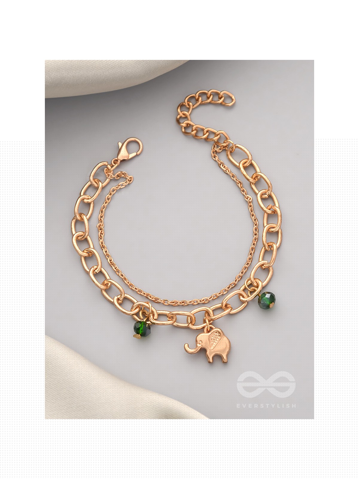 The Jungle King- Golden Layered Bracelet